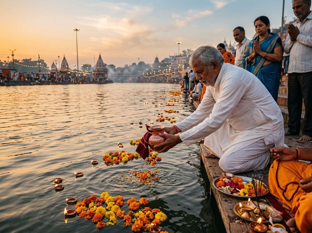 Asthi Visarjan at Ganga – Antim Sanskar Seva